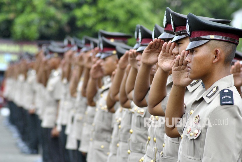 Penutupan Diktuk Bintara Polri di Sekolah Polisi Negara (SPN) Polda Metro Jaya, Cigombong, Kabupaten Bogor (ilustrasi).