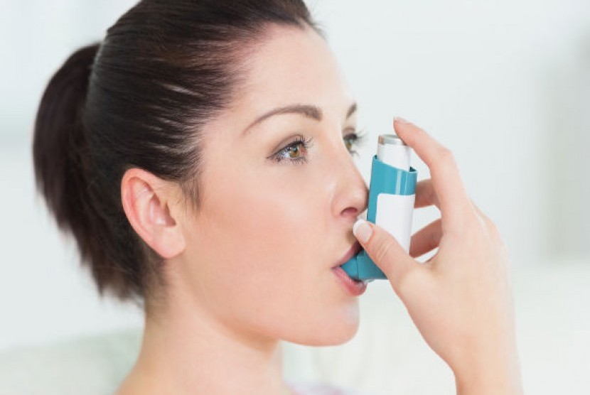 Pengidap asma. Inggris merilis pedoman perawatan bagi pengidap asma di tengah pandemi corona.
