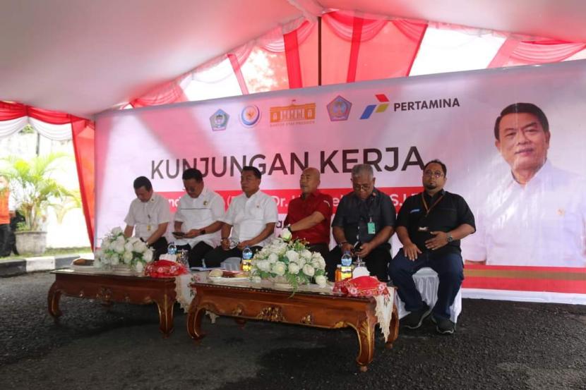 Penyaluran BBM bersubsidi nelayan dan pengembangan usaha penangkapan ikan di Kota Bitung, Provinsi Sulawesi Utara (Sulut), Kamis (15/12/2022).