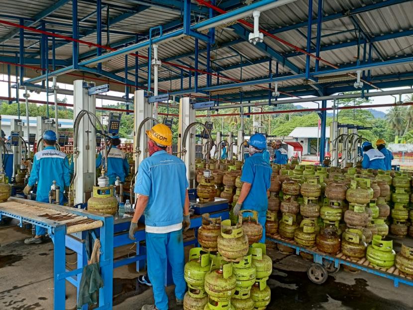 Penyaluran LPG 3KG. 