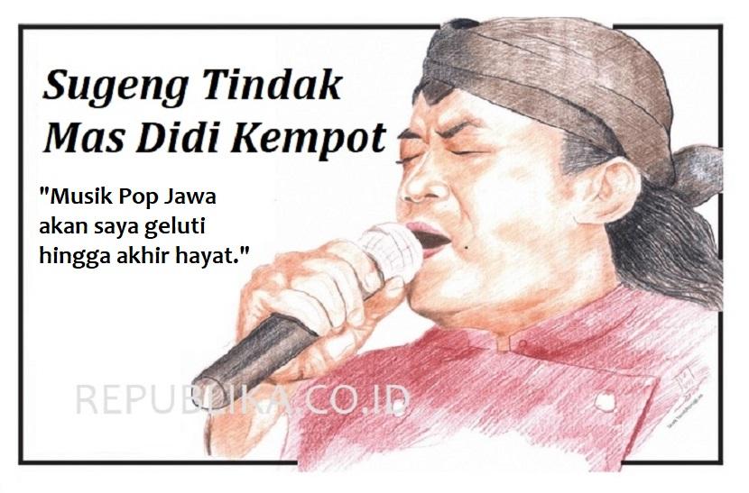 Penyanyi campur sari, Didi Kempot meninggal dunia pada Selasa (5/5).