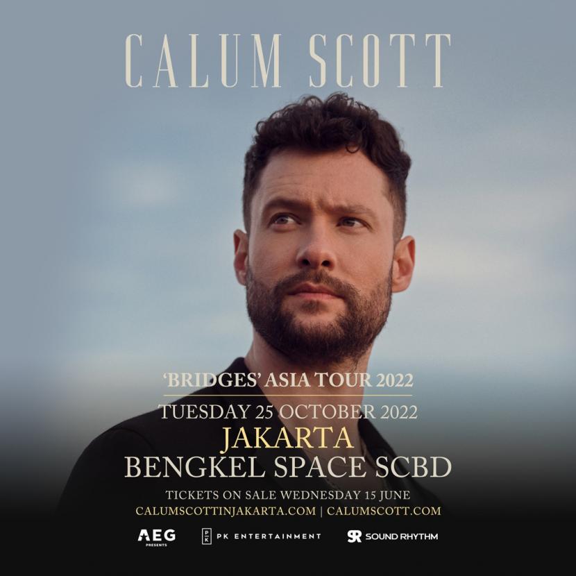 Penyanyi dan pencipta lagu asal Inggris, Calum Scott mengumumkan akan menggelar konser di Indonesia pada 25 Oktober 2022 di Bengkel Space SCBD, Jakarta Selatan. Dok AEG Presents Asia, PK Entertainment, Sound Rhythm