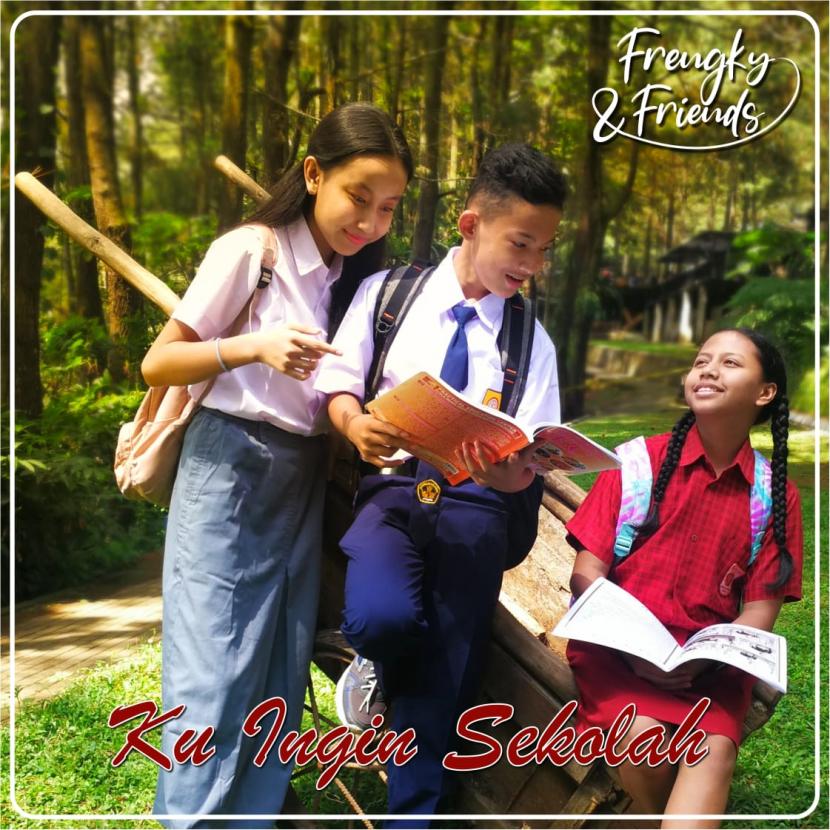 Penyanyi remaja Frengky Zega merilis lagu Ku Ingin Sekolah.