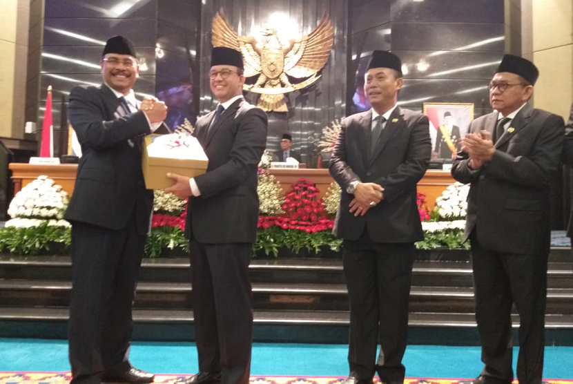 Pimpinan DPRD DKI Jakarta.