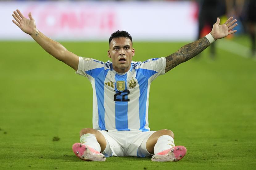 Penyerang Argentina Lautaro Martinez.