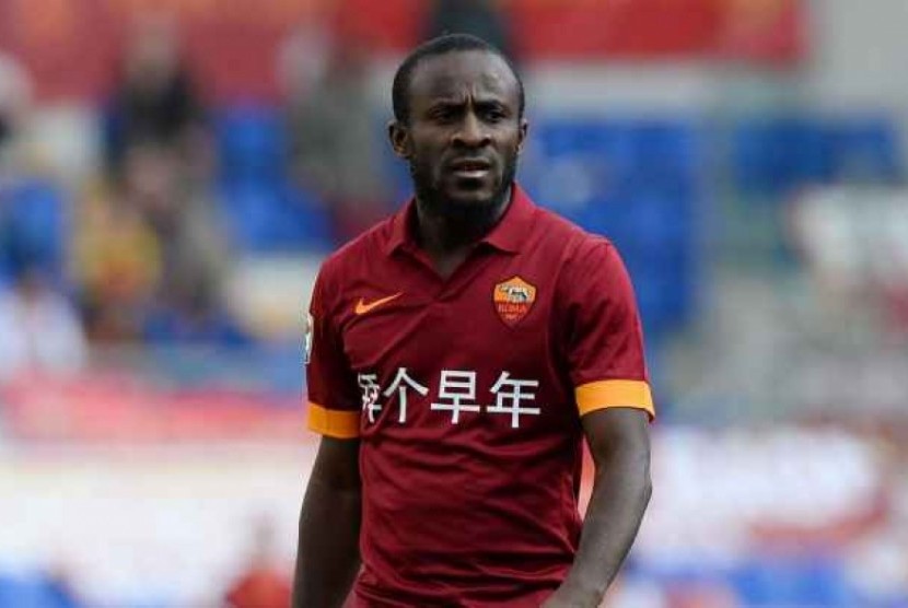 Penyerang AS Roma Seydou Doumbia.