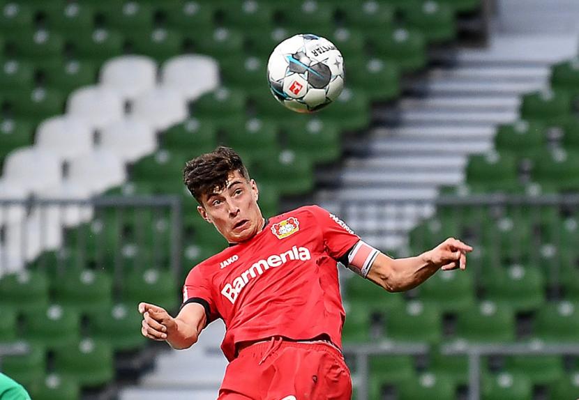 Gelandang muda Bayer Leverkusen Kai Havertz.