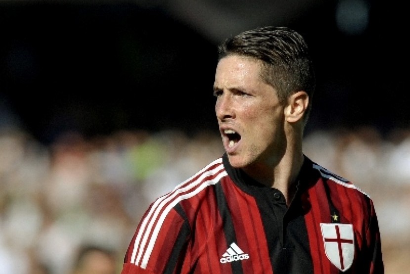 Penyerang Fernando Torres.