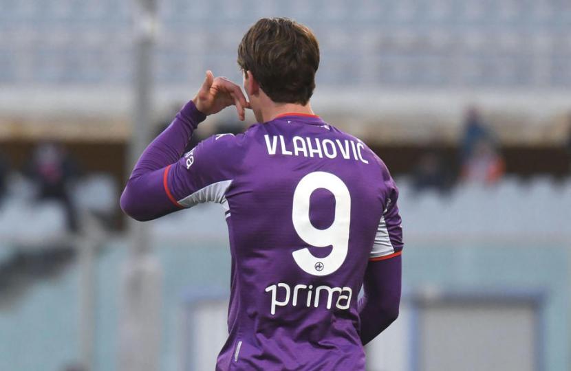 Penyerang Fiorentina, Dusan Vlahovic