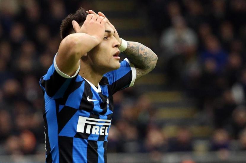 Penyerang Inter Milan Lautaro Martinez