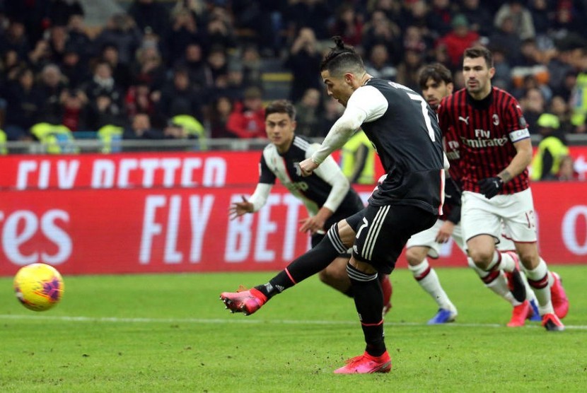 Ronaldo Tegaskan Juventus Fokus Hadapi Inter Milan. Foto: Penyerang Juventus Cristiano Ronaldo  