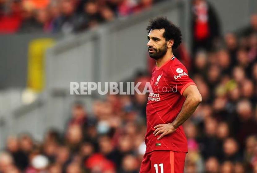 Pemain Liverpool Mohamed Salah