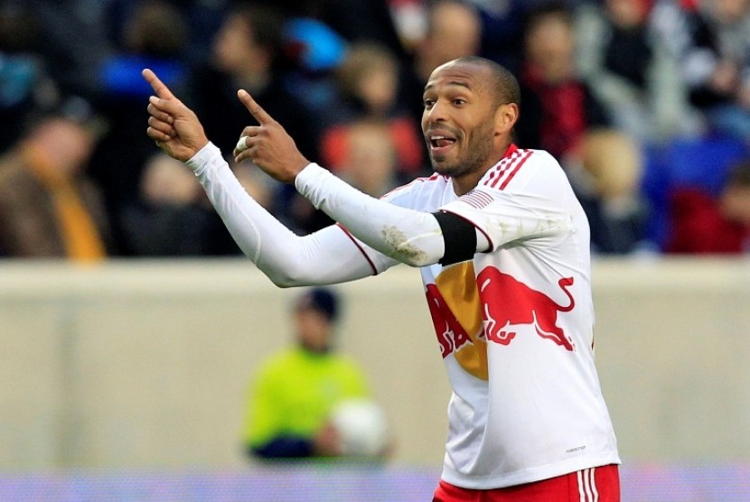 Penyerang New York red Bulls Thierry Henry
