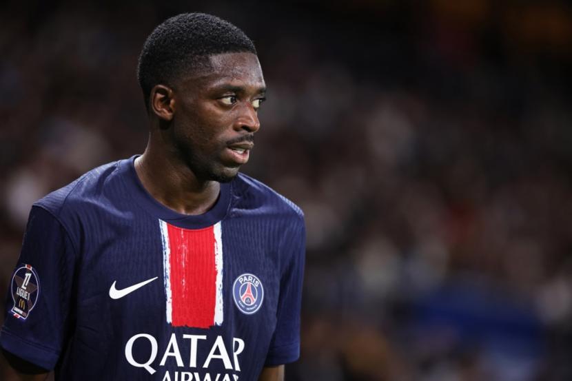 Penyerang Paris Saint-Germain (PSG) Ousmane Dembele