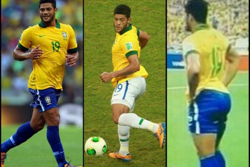 Penyerang timnas Brasil, Givanildo Vieira de Souza alias Hulk