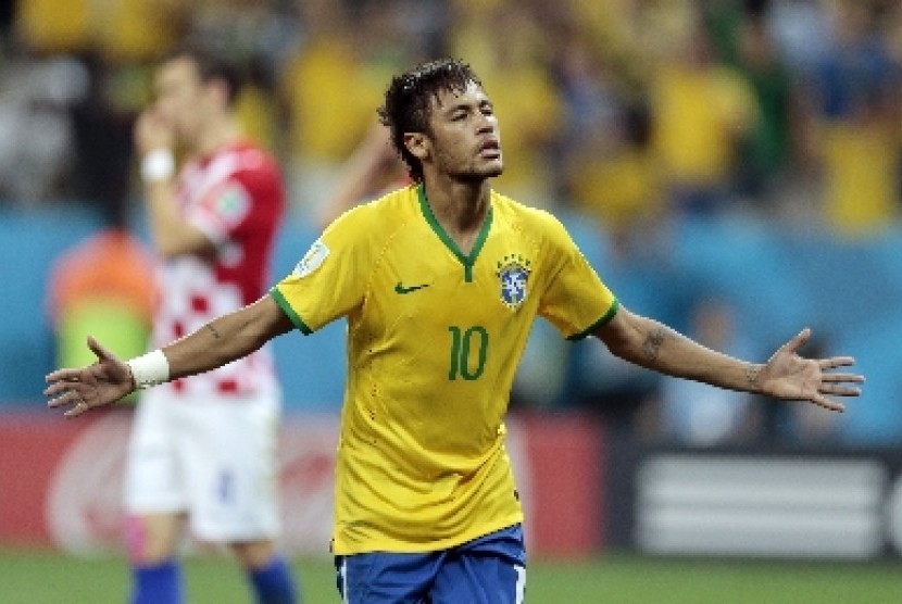 Penyerang timnas Brasil, Neymar.