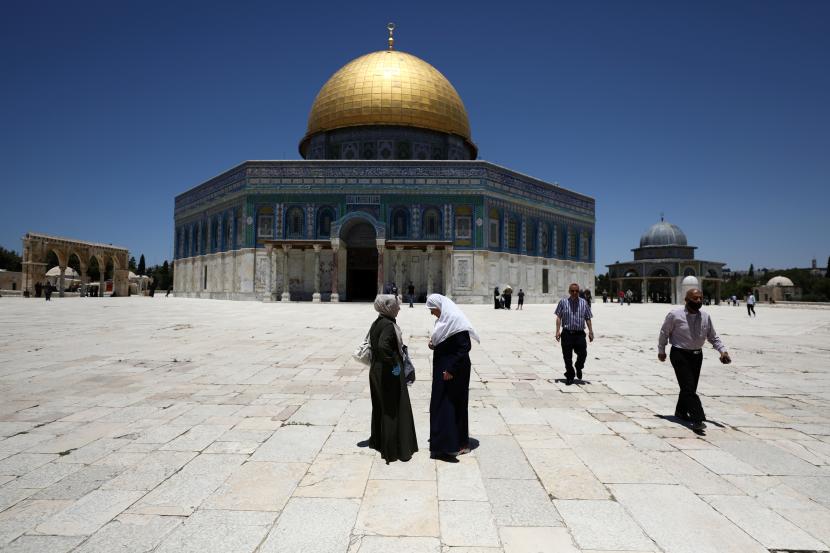 Traveler Muslim Berbagi Kisah Kunjungi Al-Aqsa. Komplek Masjid Al-Aqsa.