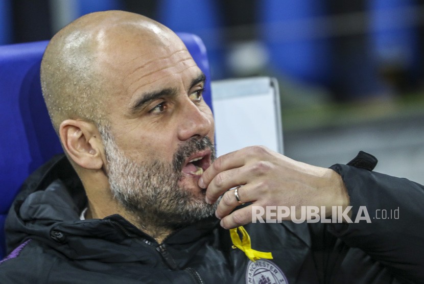 Pelatih Manchester City Pep Guardiola