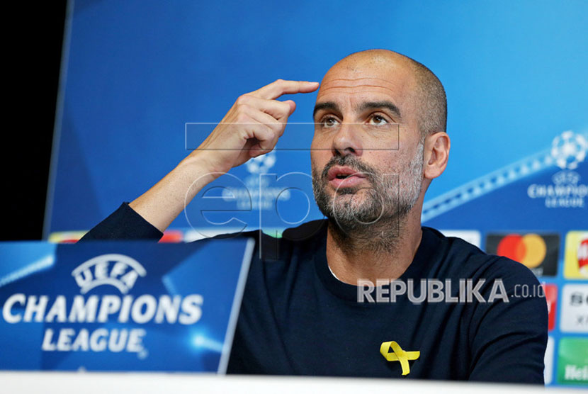 Pep Guardiola pelatih Man City 