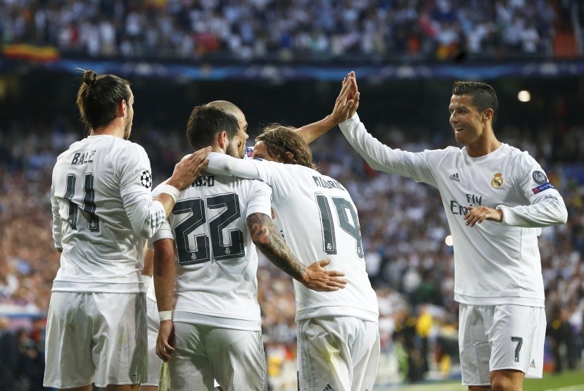 Pepe dan Isco (kedua dan ketiga dari kiri) menjadi dua bintang Real Madrid yang kontraknya tidak diperpanjang.