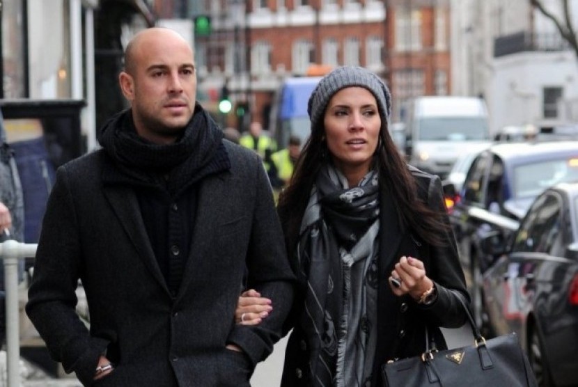 Pepe Reina dan Yolanda Ruiz.