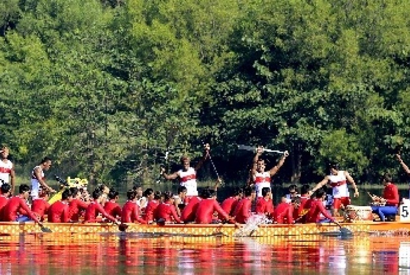 Perahu Naga (ilustrasi). Pemkot Depok akan menggelar Festival Perahu Naga di Situ Rawa Kalong.
