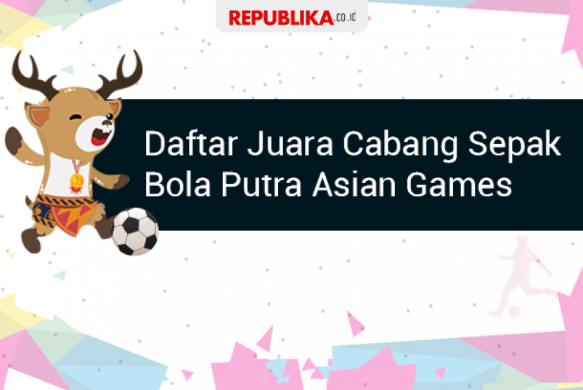 Peraih Emas Sepak Bola Asian Games.