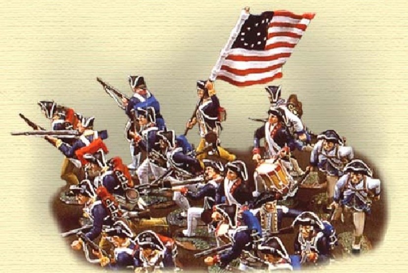 Perang Revolusi koloni di Amerika melawan Pemerintahan Inggris 