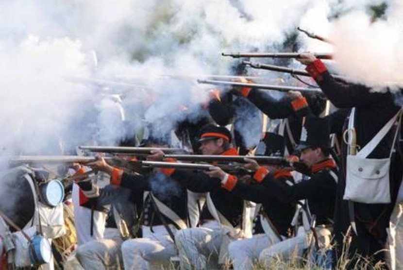 Perang Waterloo (ilustrasi)