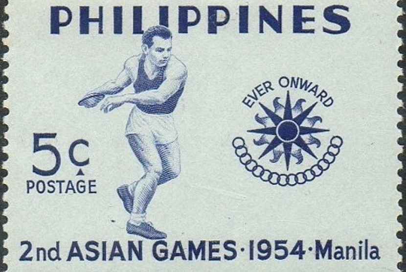 Perangko Asian Games 1954 Manila, Filipina