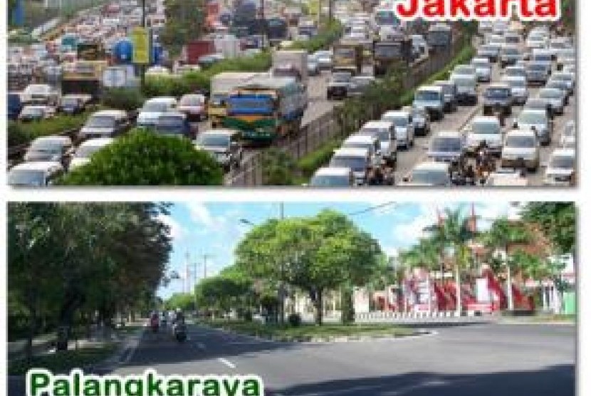 Perbandingan Jakarta-Palangkaraya