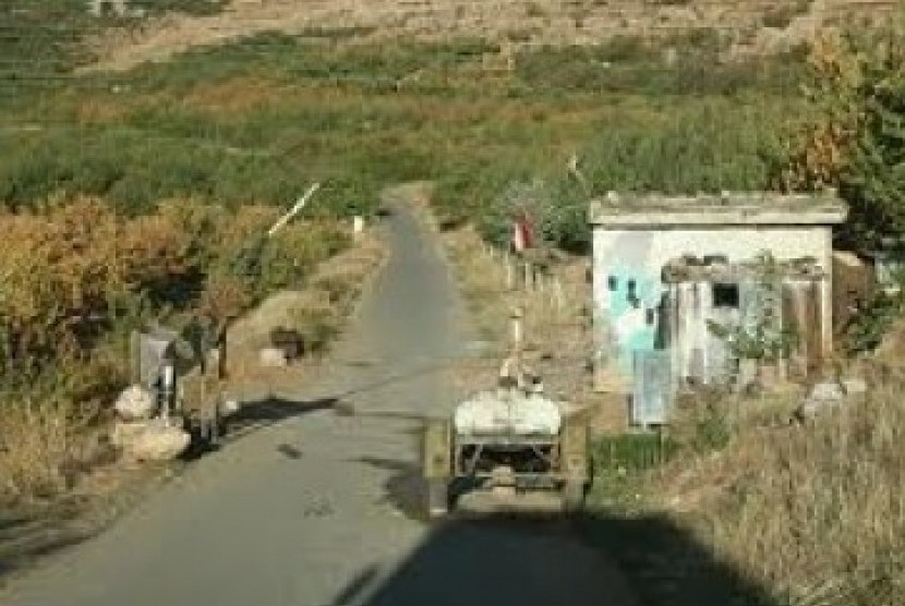 Perbatasan Lebanon dan Suriah.