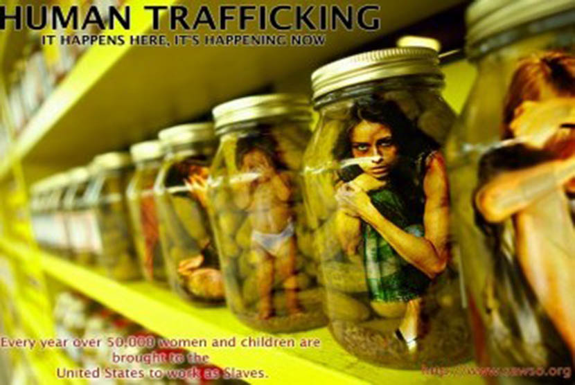 Perdagangan manusia (ilustrasi)