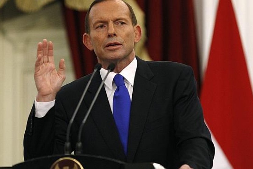Perdana Menteri Australia, Tony Abbott.