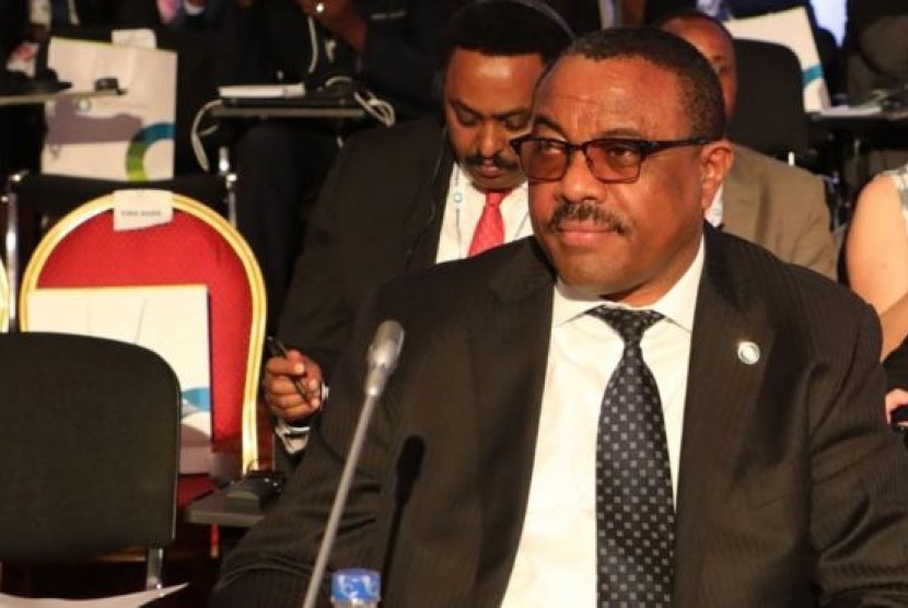 Perdana Menteri Ethiopia Hailemariam Desalegn.