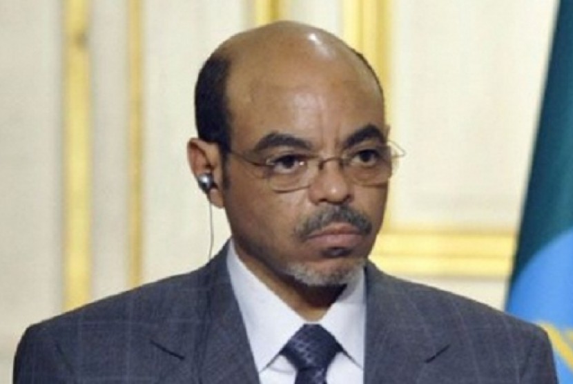 Perdana Menteri Etiophia, Meles Zenawi.