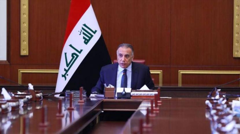 Perdana Menteri Irak Mustafa al-Kadhimi menyebut kas negara hampir kosong. Ilustrasi.
