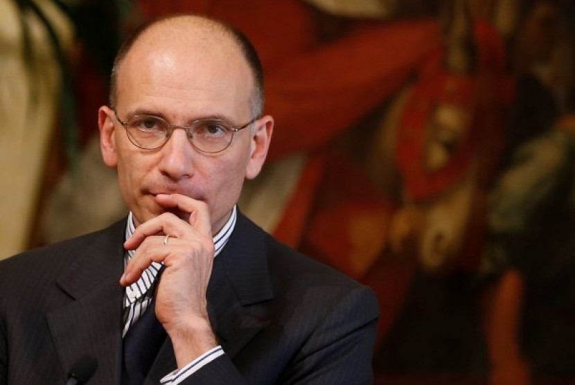 Perdana Menteri Italia, Enrico Letta.