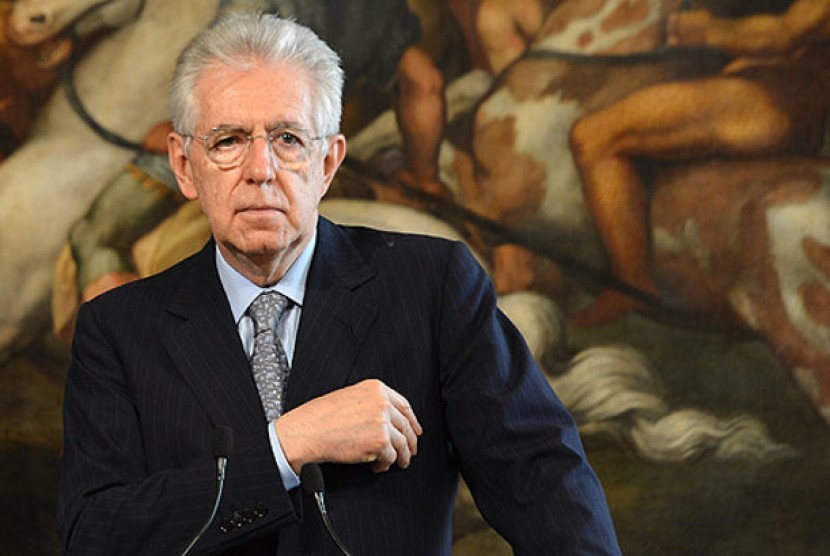 Perdana Menteri Italia Mario Monti