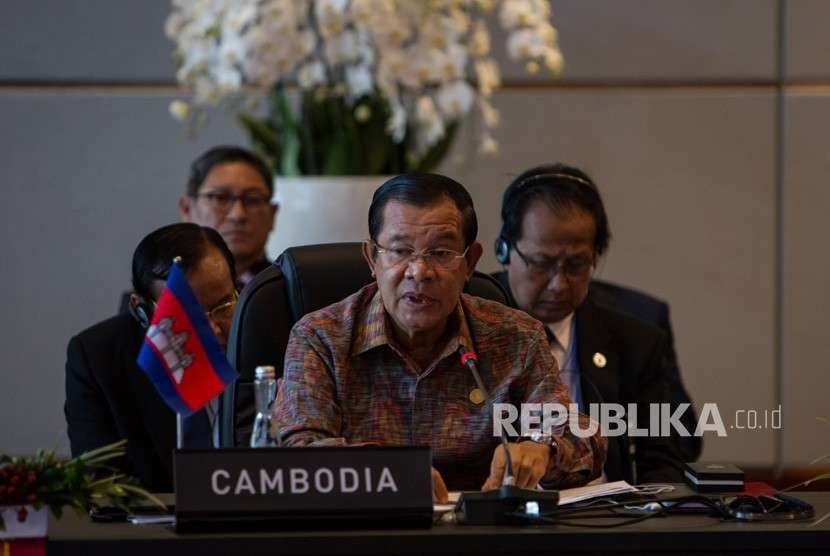 Perdana Menteri Kamboja Hun Sen 