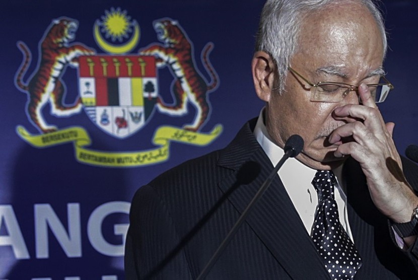 Mantan perdana menteri Malaysia, Najib Razak 