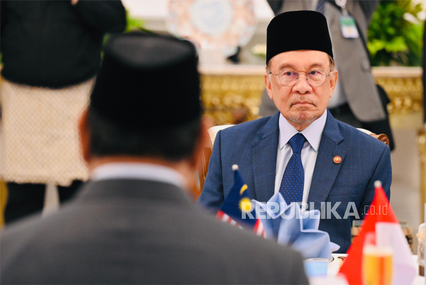 Perdana Menteri (PM) Malaysia Anwar Ibrahim di Istana Merdeka, Jakarta Pusat, Jumat (27/6/2025). 