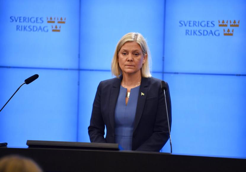 Perdana Menteri wanita pertama Swedia Magdalena Andersson, mengundurkan diri pada Rabu (24/11),