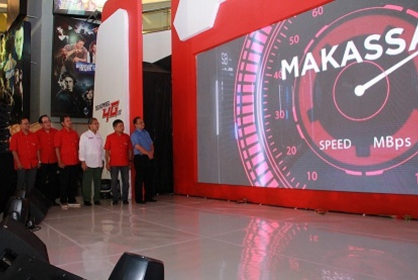 Peresmian 4G LTE Telkomsel di Makassar