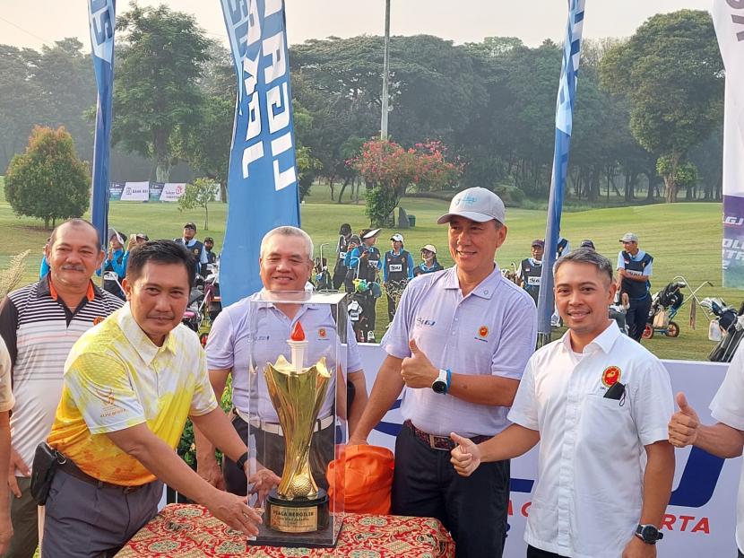 Peresmian digelarnya Liga Golf Jakarta di Jakarta Golf Club, Jakarta, Selasa (23/8/2022).