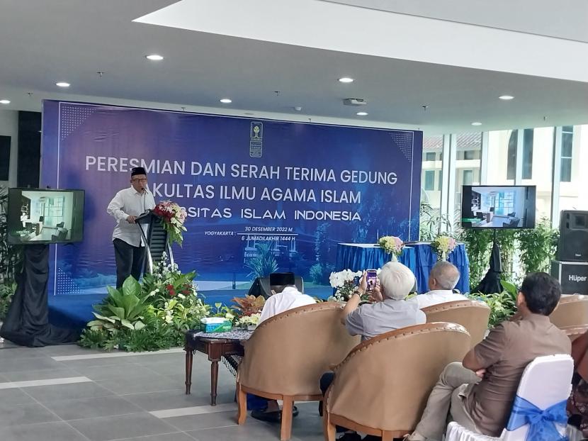 Peresmian gedung baru Fakultas Ilmu Agama Islam (FIAI) Universitas Islam Indonesia (UII). 