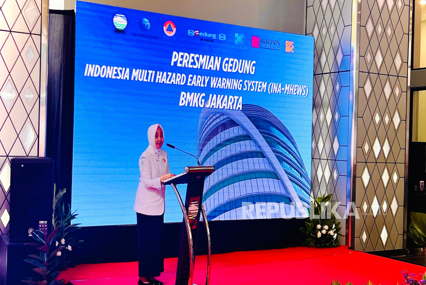 Peresmian gedung command center tahan gempa oleh BMKG.