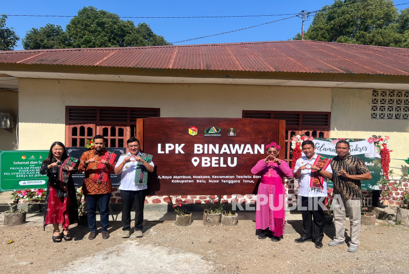 Peresmian Lembaga Pelatihan Kerja (LPK) Binawan Belu di Gedung Emaus Pastoral Center.