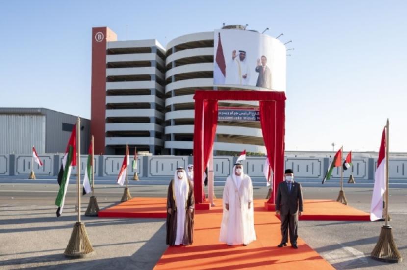 Spirit santri bisa memotivasi peningkatan diplomasi RI Peresmian lokasi Masjid dan Jalan Joko Widodo di Abu Dhabi.