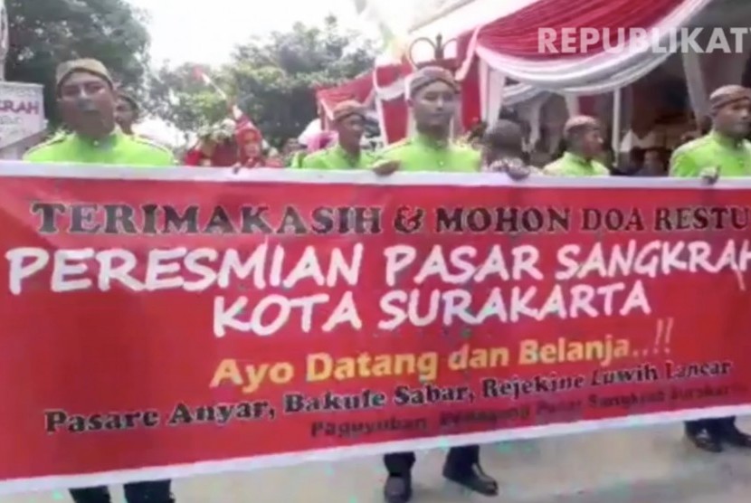 Peresmian Pasar Sangkrah, Solo